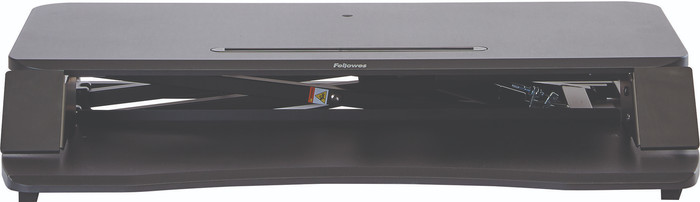 Fellowes Corsivo Sitz-Steh-Workstation Schwarz detail