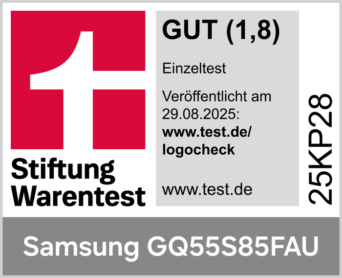 Samsung 55 inches OLED S85F 4K (2025) logo