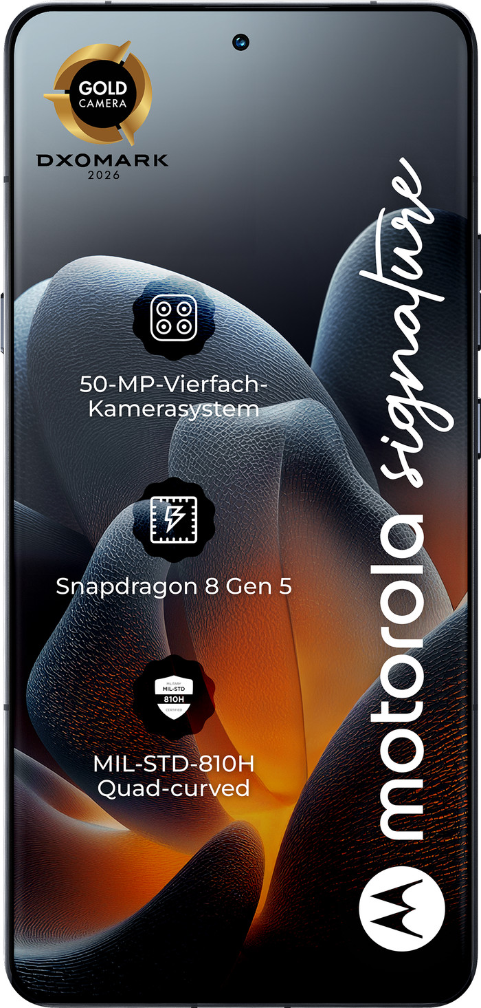 Motorola Signature 512GB Grau 5G vorne