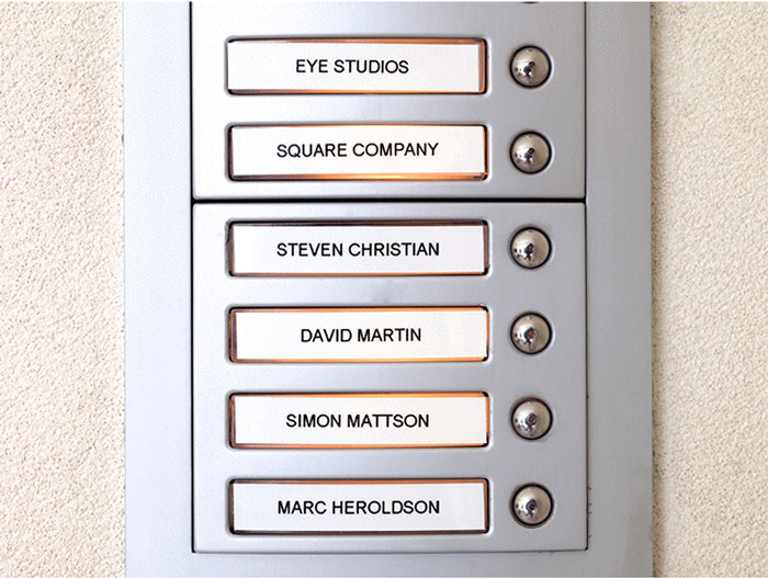 DYMO D1 12mm x 7m Black White Labels product in use