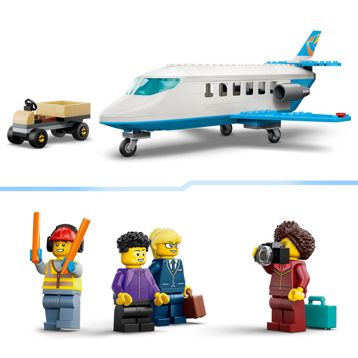 LEGO City Passagierjet 60492 detail
