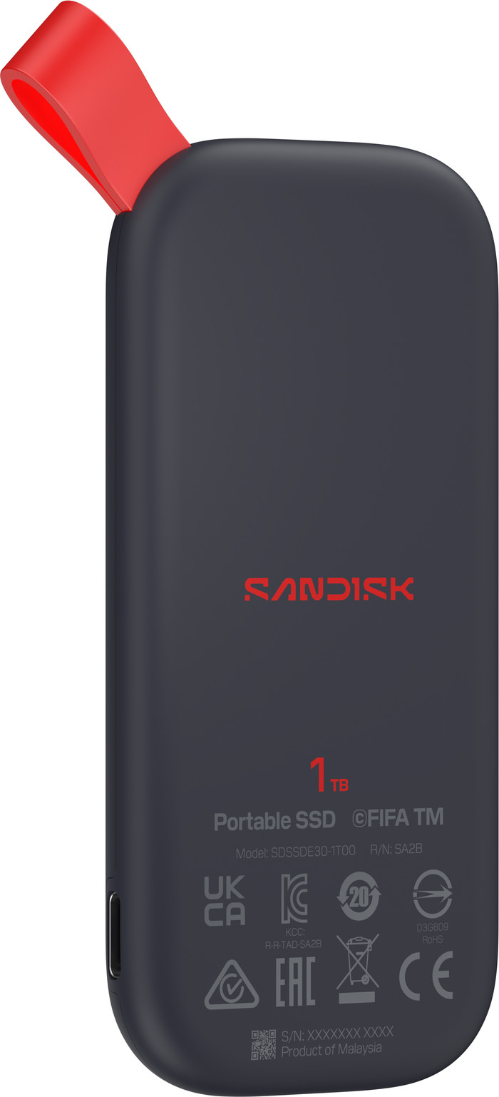 SANDISK Portable SSD FIFA WORLD CUP 2026 Edition 1TB rechte seite