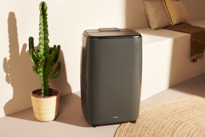 Duux North Smart 14K BTU/h Gray product in use