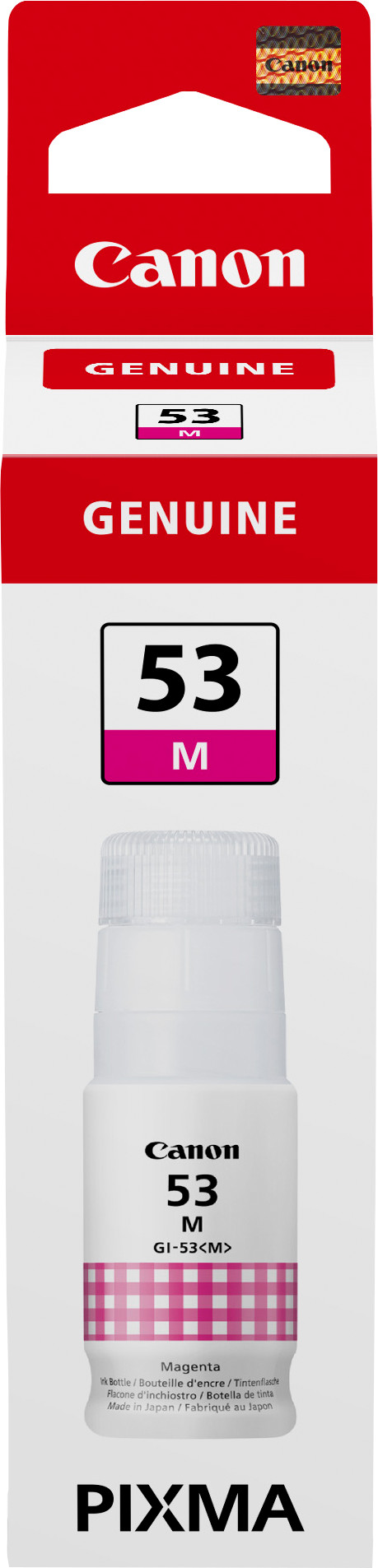 Canon GI-53 Ink Bottle Magenta packaging