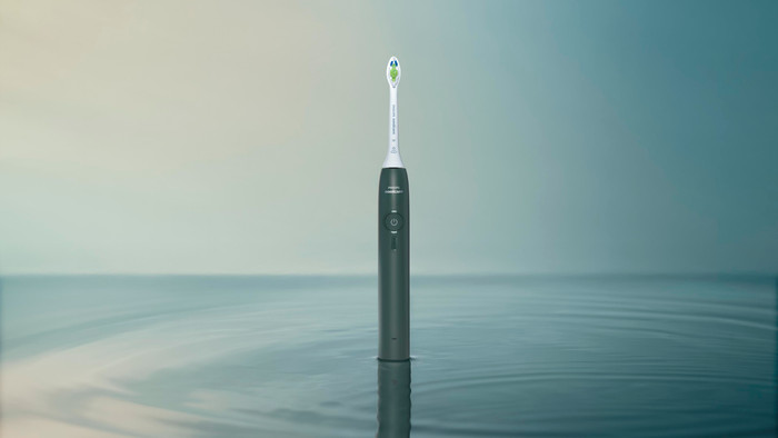 Philips Sonicare 3100 Series HX4033/26 Waldgrün produkt in gebrauch