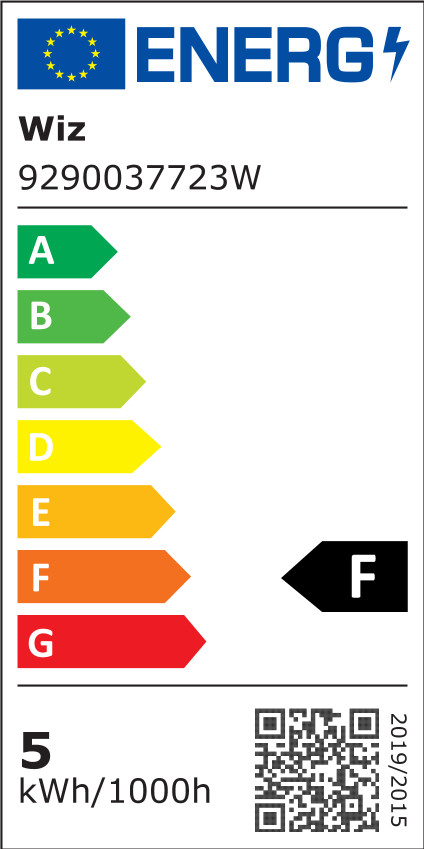 WiZ 3 spots Imageo Round- Colored and White Light - GU10 - Black energy label