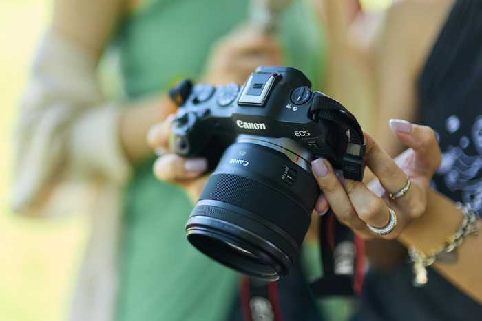 Canon RF 45 mm F1.2 STM produkt in gebrauch