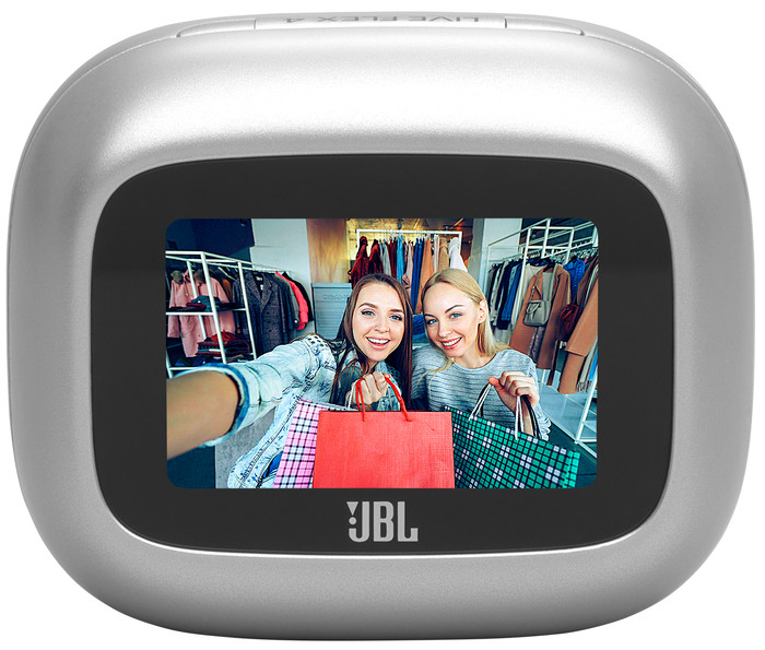 JBL Live Flex 4 Silber vorne