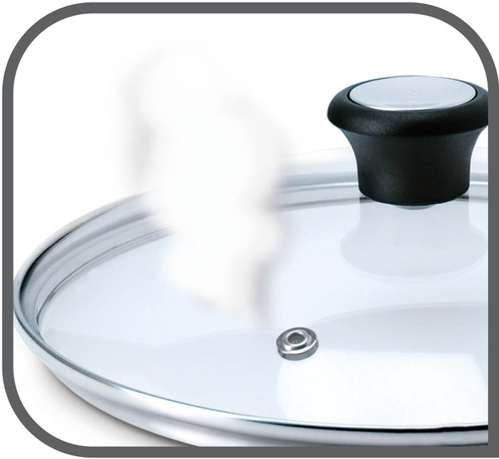 Tefal Glasdeckel 28 cm detail