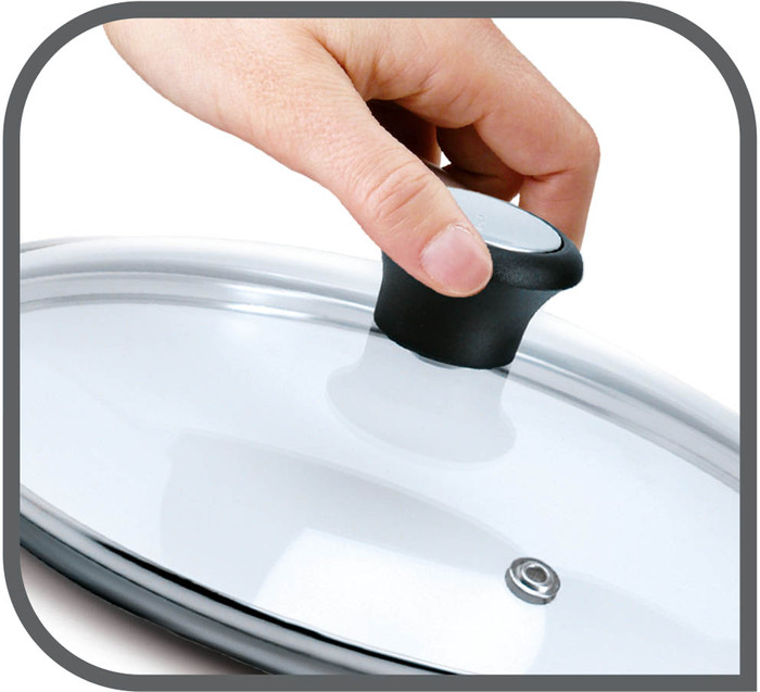Tefal Glasdeckel 28 cm detail