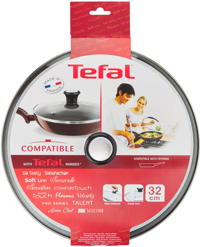 Tefal Glasdeckel 28 cm verpackung