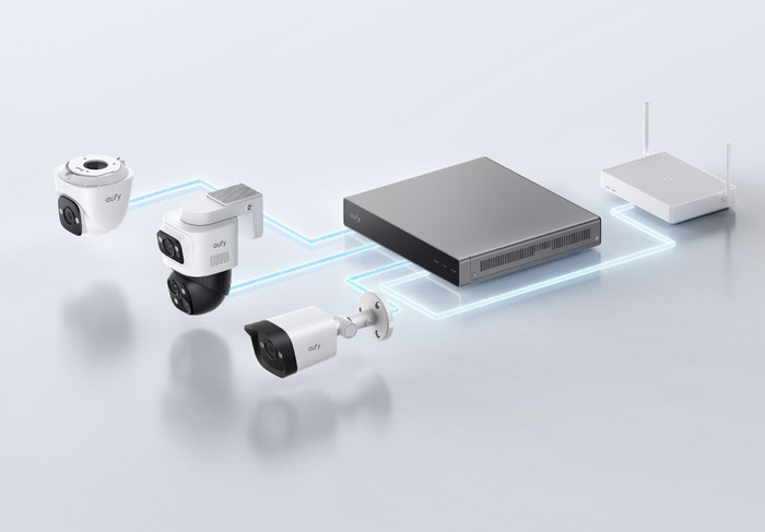 eufy PoE Security System + NVR + S4 2-pack + E40 2-pack visual supplier