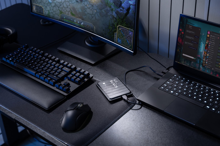 WD Black P10 Game Drive 4TB produkt in gebrauch