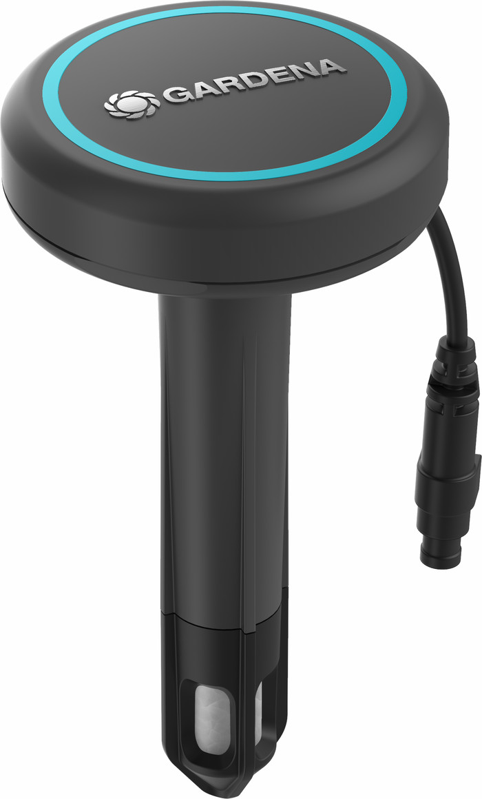 Gardena Bodenfeuchtesensor linke seite