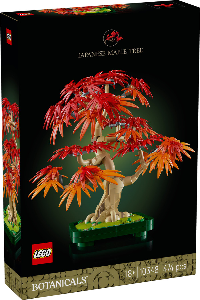 LEGO Botanicals Japanischer Roter Ahorn Bonsai-Baum 10348 verpackung