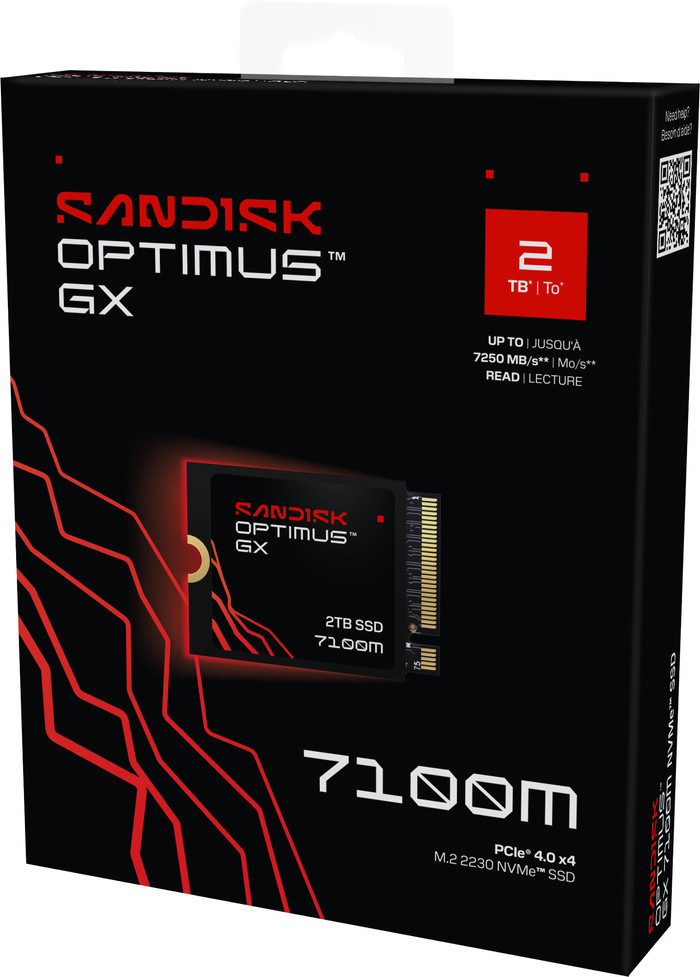 SANDISK Optimus GX 7100M 2TB NVMe-SSD detail