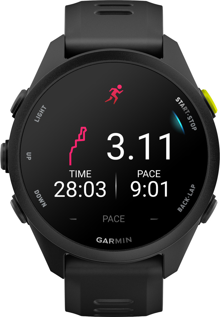 Garmin Forerunner 70 43mm Black front