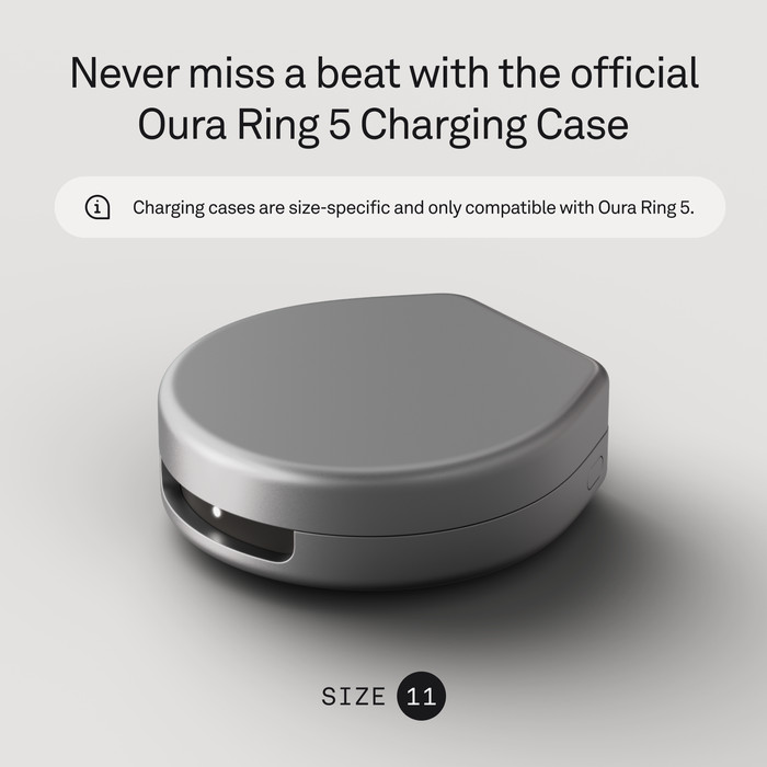 Oura Ring 5 Wireless Charging Case Size 11 visual supplier