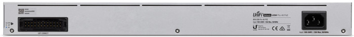 Ubiquiti UniFi USW-PRO-48-POE rückseite