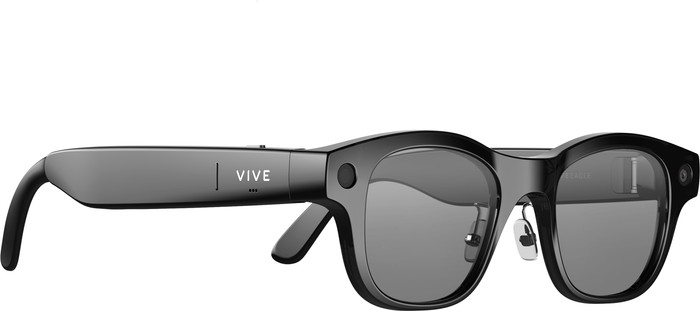 HTC VIVE Eagle KI-Brille Sonnenbrille Rechteckig Schwarz linke seite
