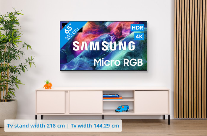 Samsung 65 inches Micro RGB R85H (2026) visual Coolblue 1