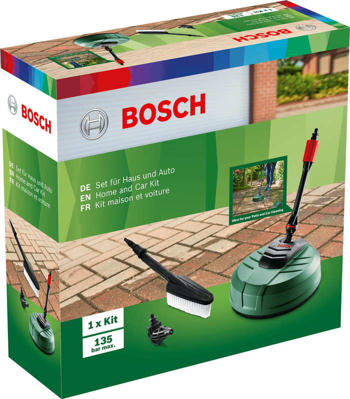 Bosch Home & Car Kit für Hochdruckreiniger verpackung