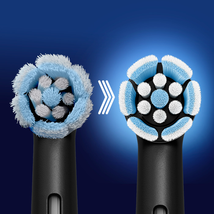 Oral-B iO Sanfte Reinigung Spiderman (8 Stück) produkt in gebrauch
