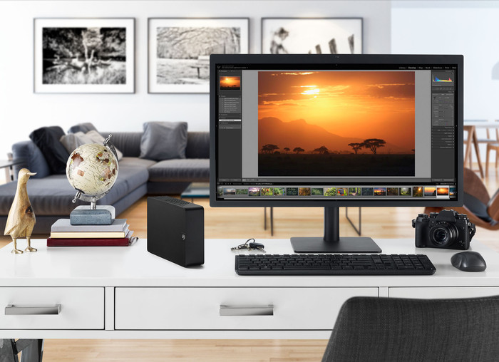 Seagate Expansion Desktop 6TB produkt in gebrauch