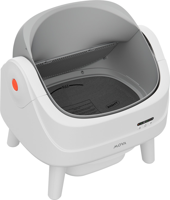 Mova Automatic Cat Litter Box LB10 Air White inside