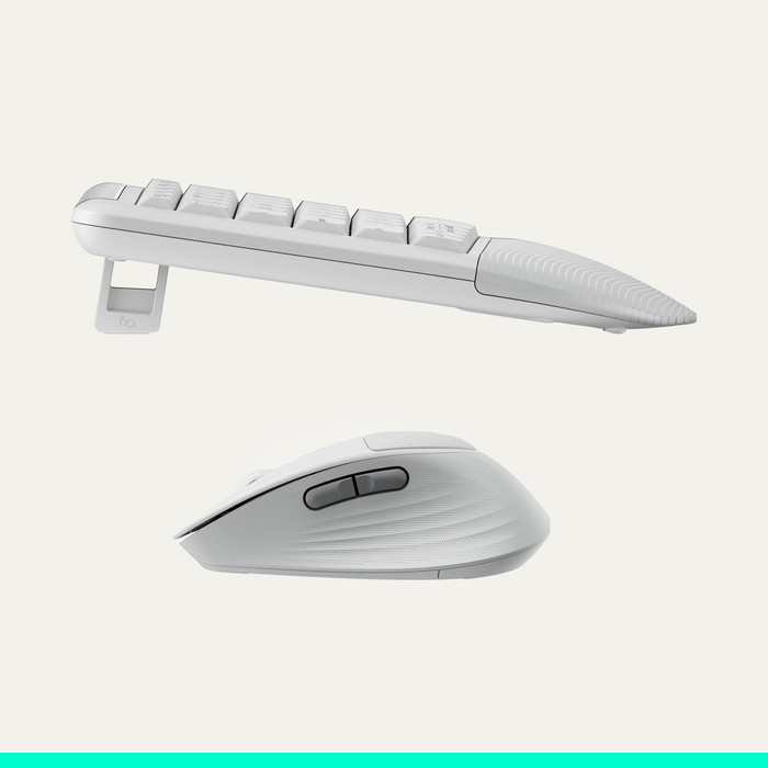 Logitech MK880 Signature Comfort Plus Kabellose Tastatur und Maus Combo Offwhite QWERTZ detail