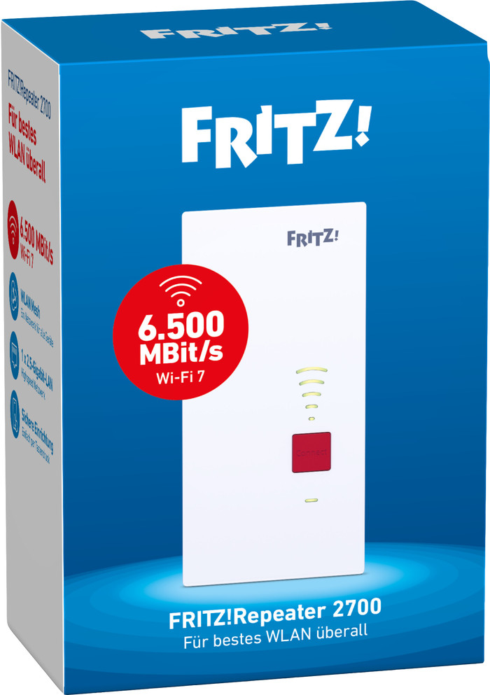 FRITZ!Repeater 2700 verpackung
