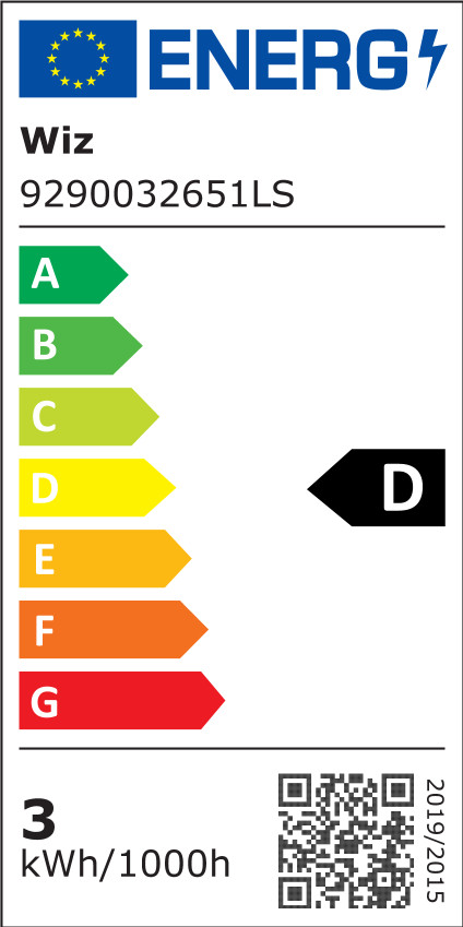 WiZ Elpas - Garden Post - Colored and White Light - Black - Expansion energy label