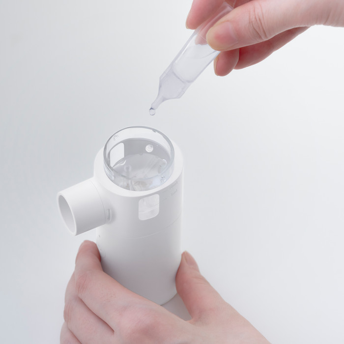 Omron MicroAIR Move NE-U300-EO produkt in gebrauch