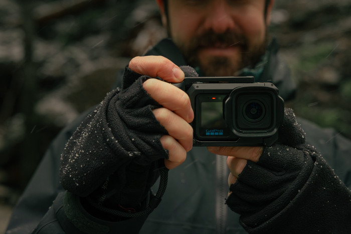 GoPro MISSION 1 Pro Grip Edition produkt in gebrauch