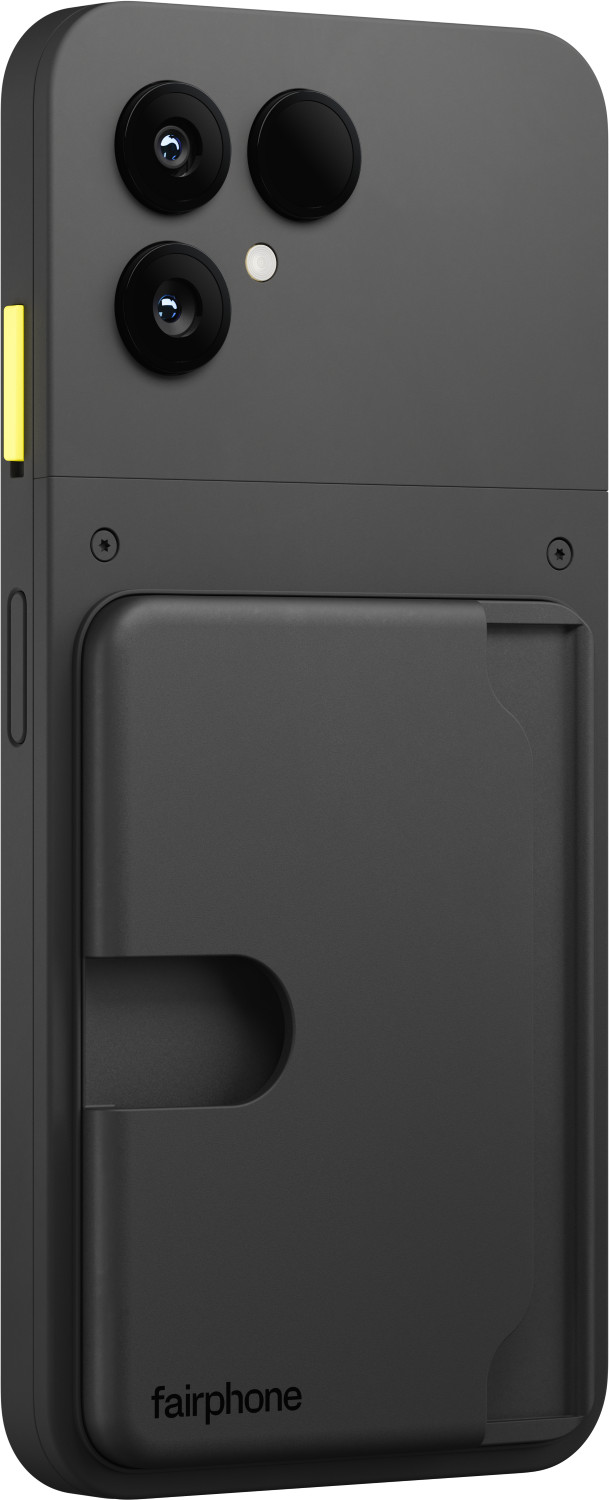 Fairphone Card Wallet for the Fairphone 6 Black product in use