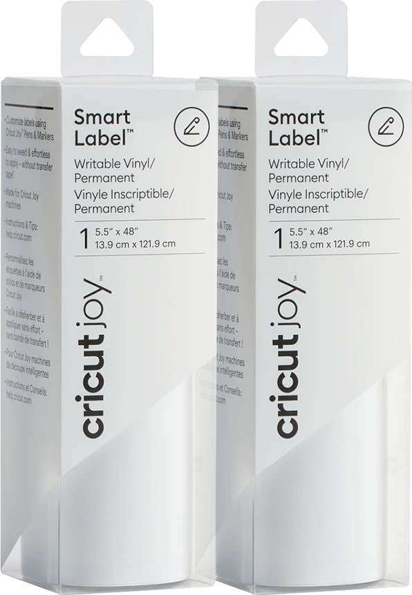 Beschreibbare Etiketten Cricut Joy Smart 14 x 122 Weiß 2er-Pack Main Image