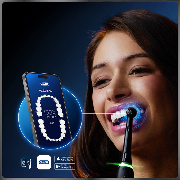 Oral-B iO 10 Black produkt in gebrauch