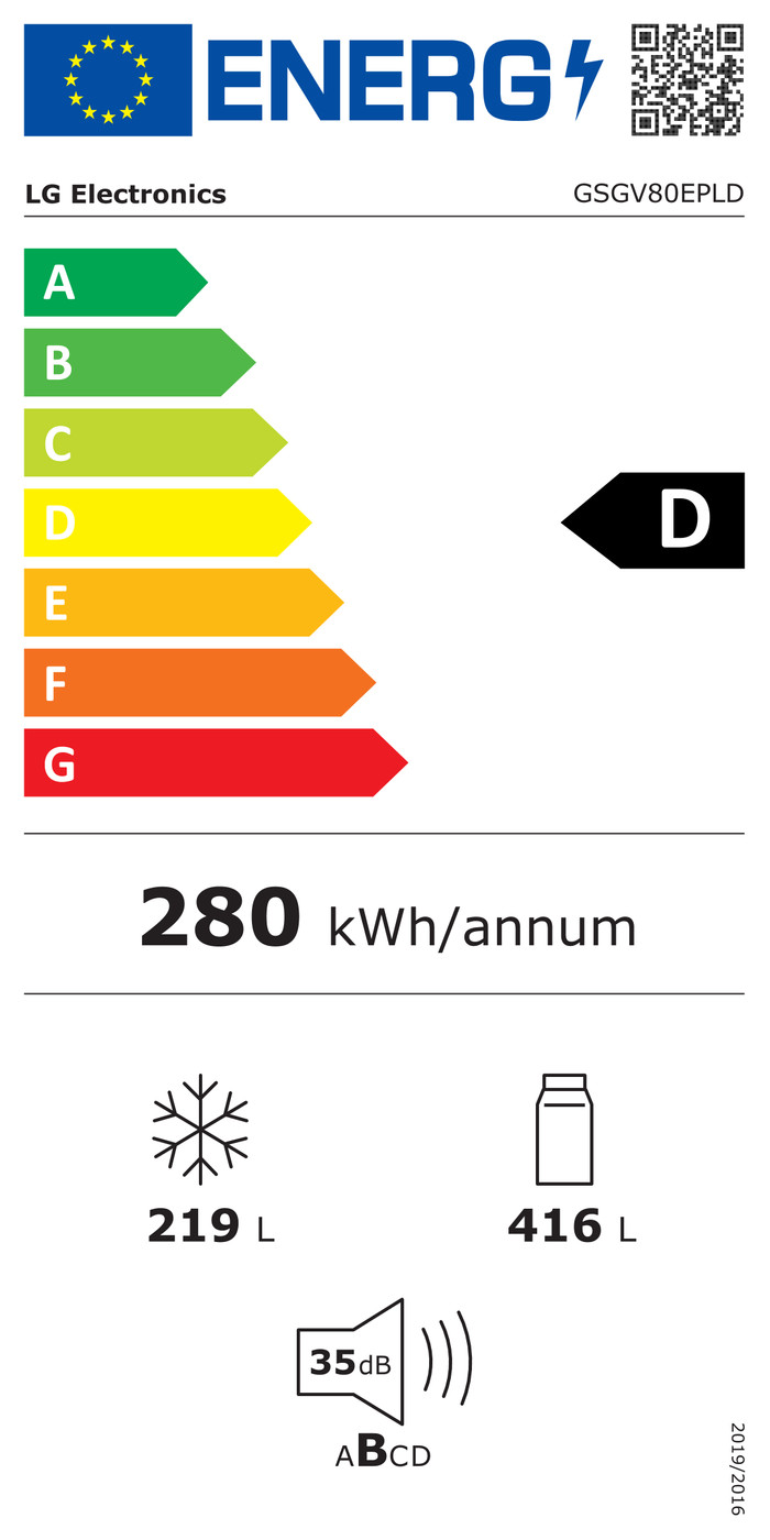 LG GSGV80EPLD InstaView energy label