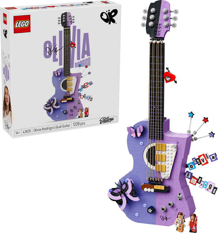 LEGO Editions Olivia Rodrigos Gitarre 43031 rechte seite