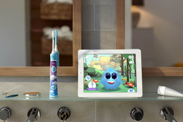 Philips Sonicare for Kids Connected HX6322/04 Doppelpack produkt in gebrauch