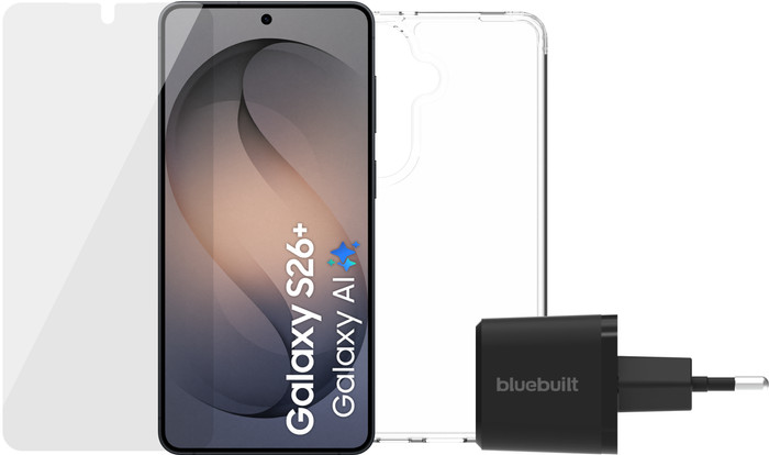 Samsung Galaxy S26 Plus 512GB Black 5G + Complete Accessory Pack Main Image