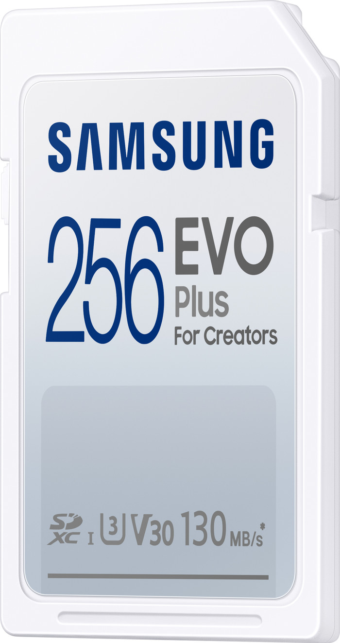 Samsung SDXC EVO Plus 256GB 120 MB/s rechte seite