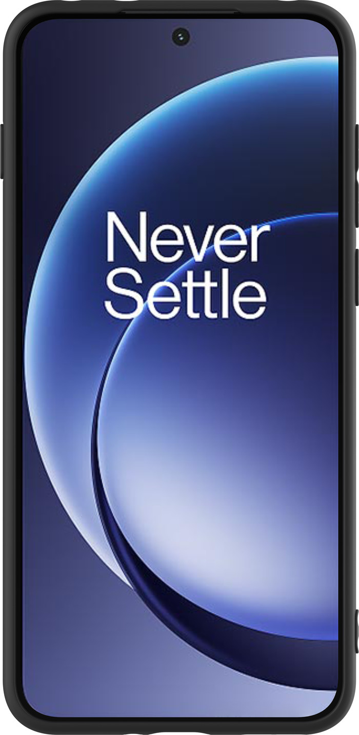 Just in Case Rugged OnePlus 15R Back Cover Black front