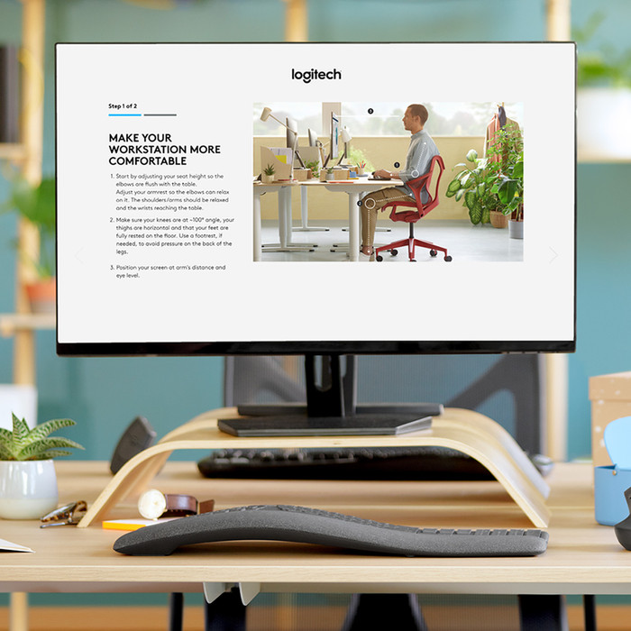 Logitech ERGO K860 Ergonomic Wireless Keyboard QWERTZ visueller lieferant