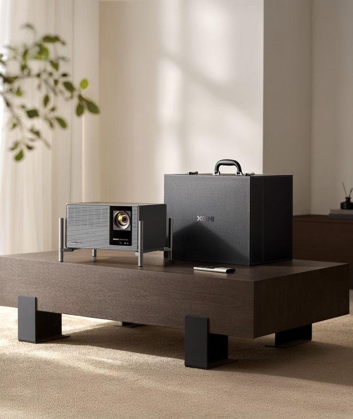 XGIMI Titan Noir produkt in gebrauch