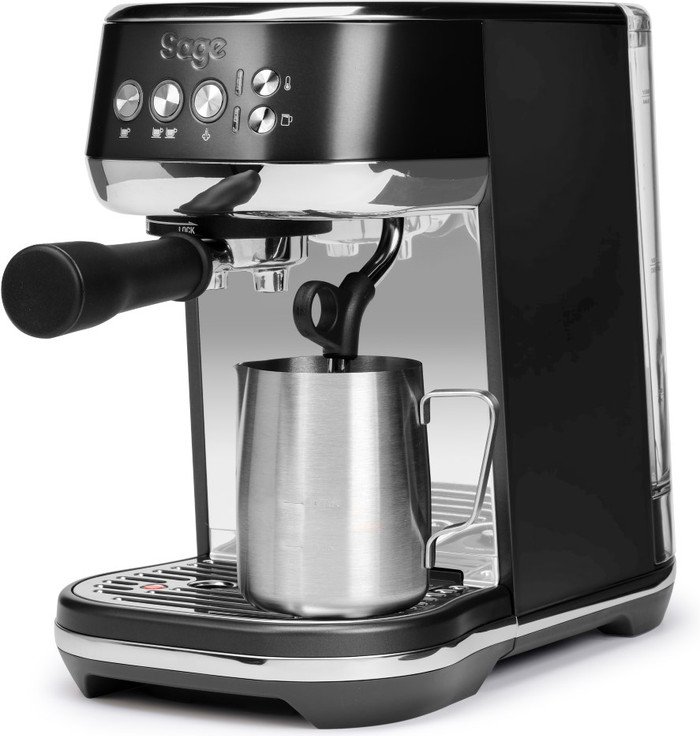 Sage the Bambino Plus Black Stainless right side