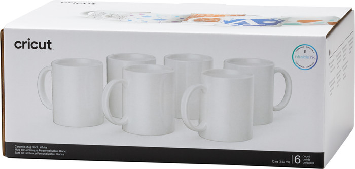 Cricut Tasse 350 Milliliter 6er-Pack (Weiß) null