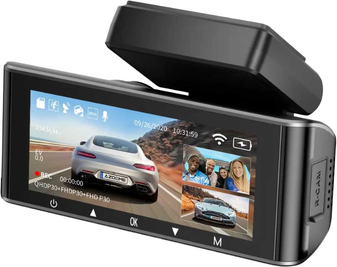 AZDome M770 Pro 3CH back