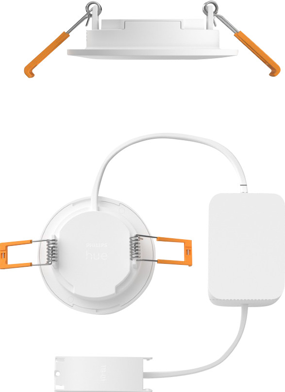 Philips Hue Recessed Spot Light Slim - White and Color 90mm - White detail