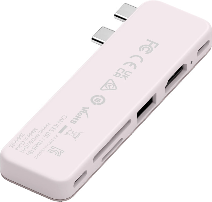 Satechi USB-C Snap Hub Blush unten